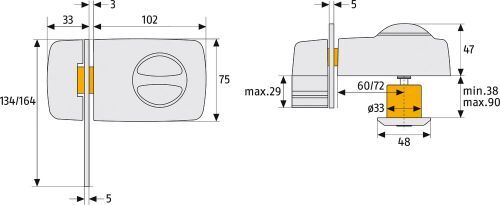 ABUS Türzusatzschloss 7030 bei leitermann.de günstig kaufen ABUS Türzusatzschloss 7030