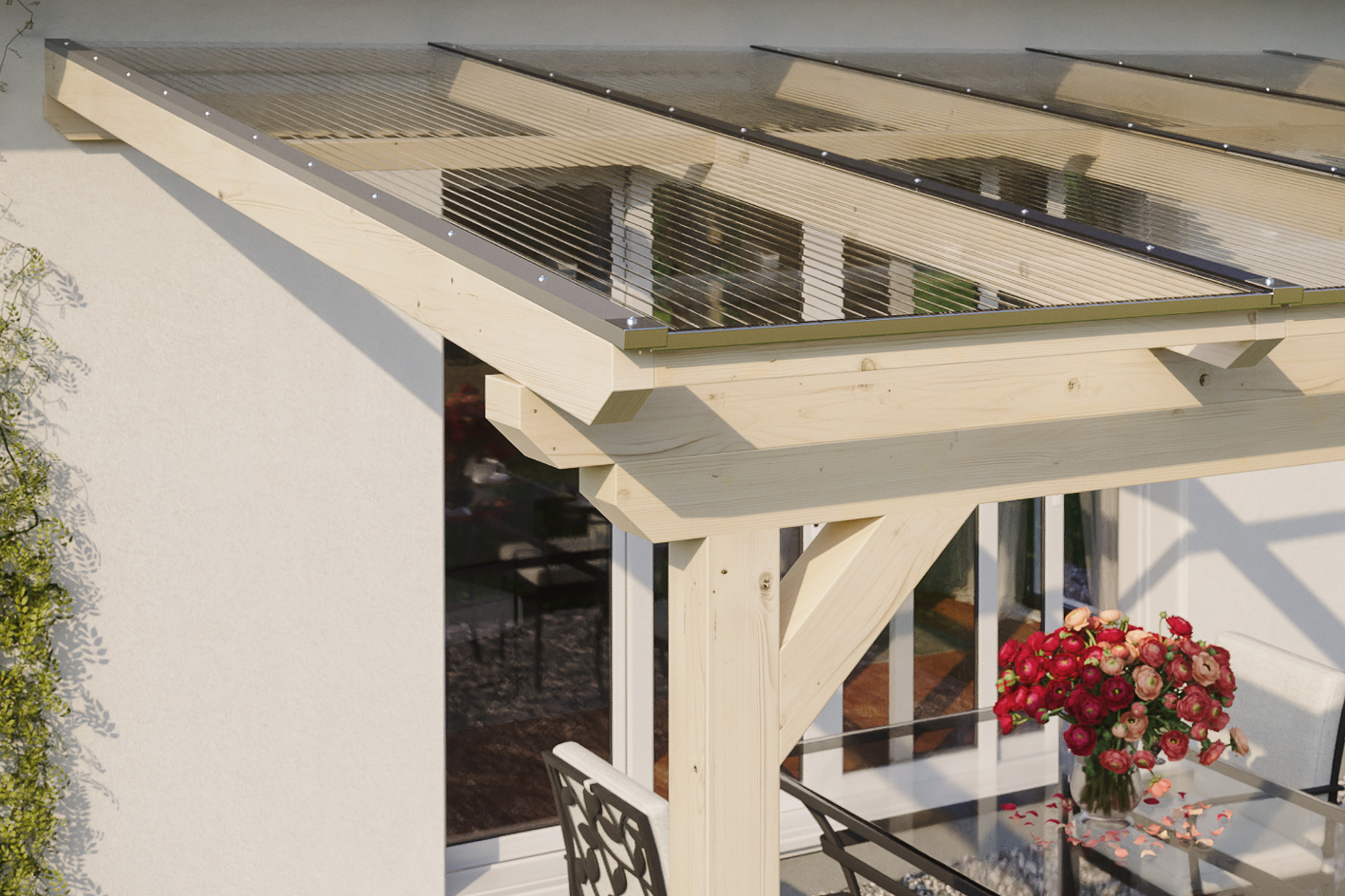 Terrassenüberdachung Ancona bei leitermann.de günstig kaufen Terrassenüberdachung Ancona