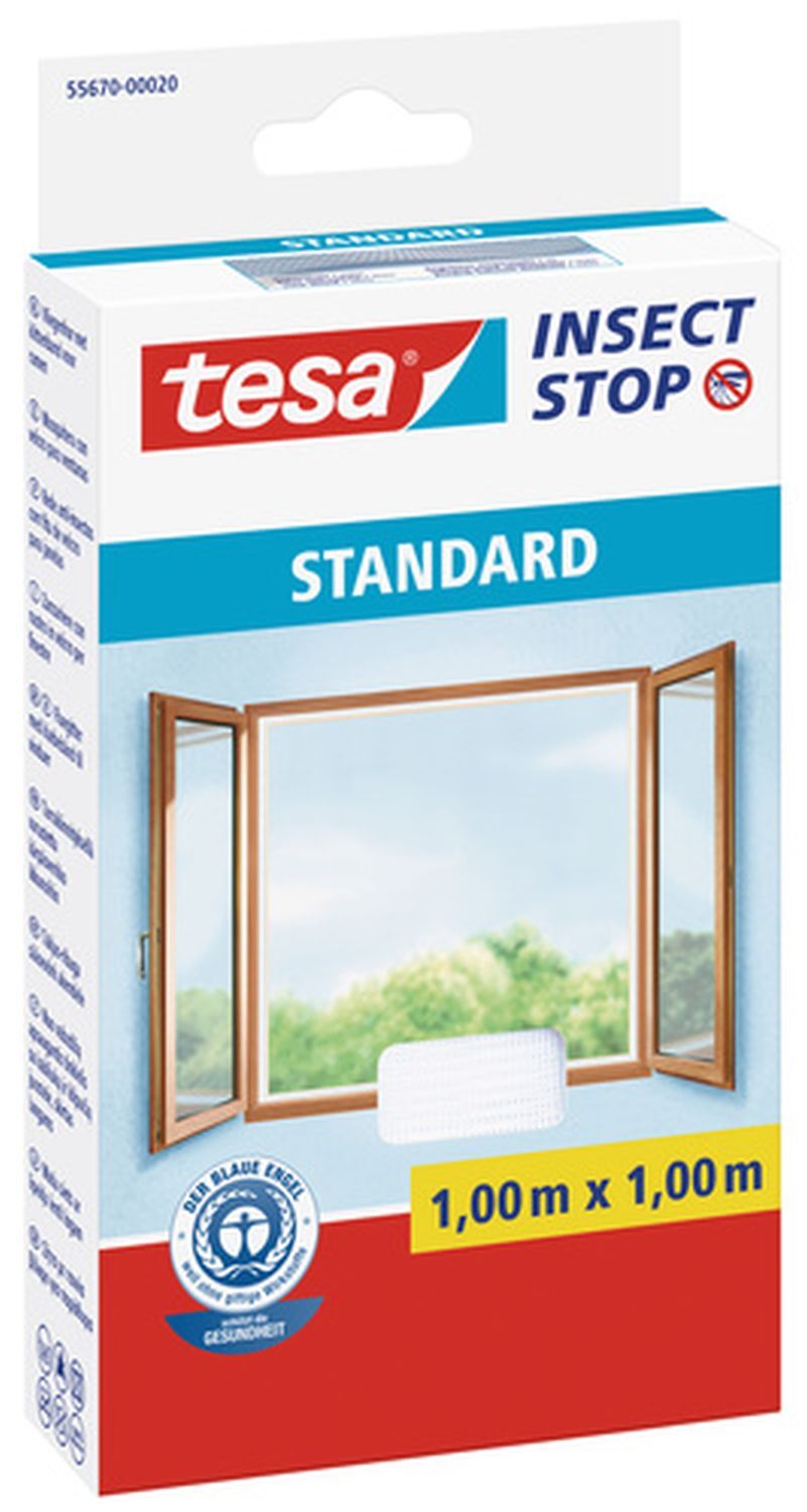 TESA Fliegengitter Standard f. Fenster, weiss