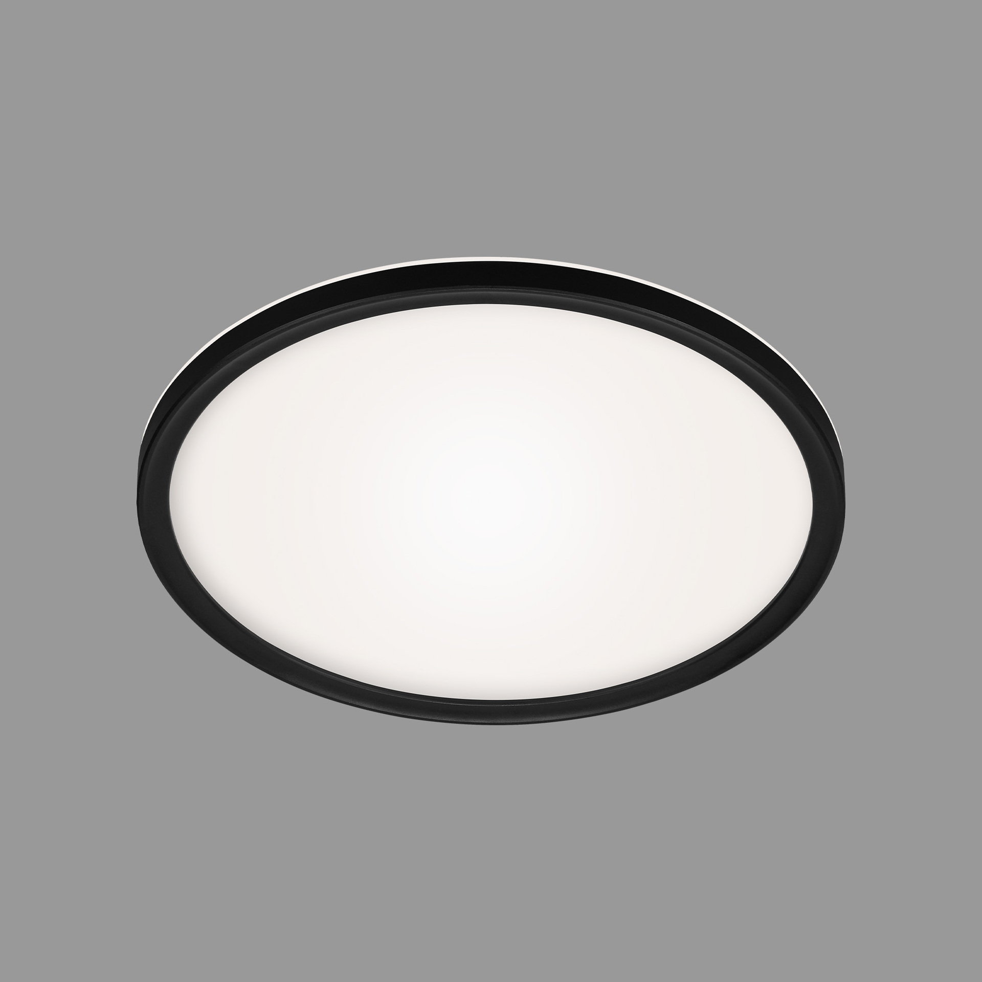 SLIM Ultraflaches LED Panel mit LED Backlight, schwarz