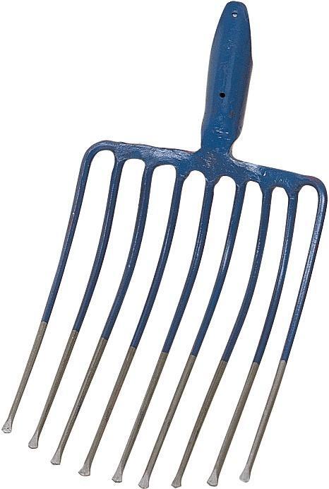 Steingabel 9 Zinken, m. Federdülle