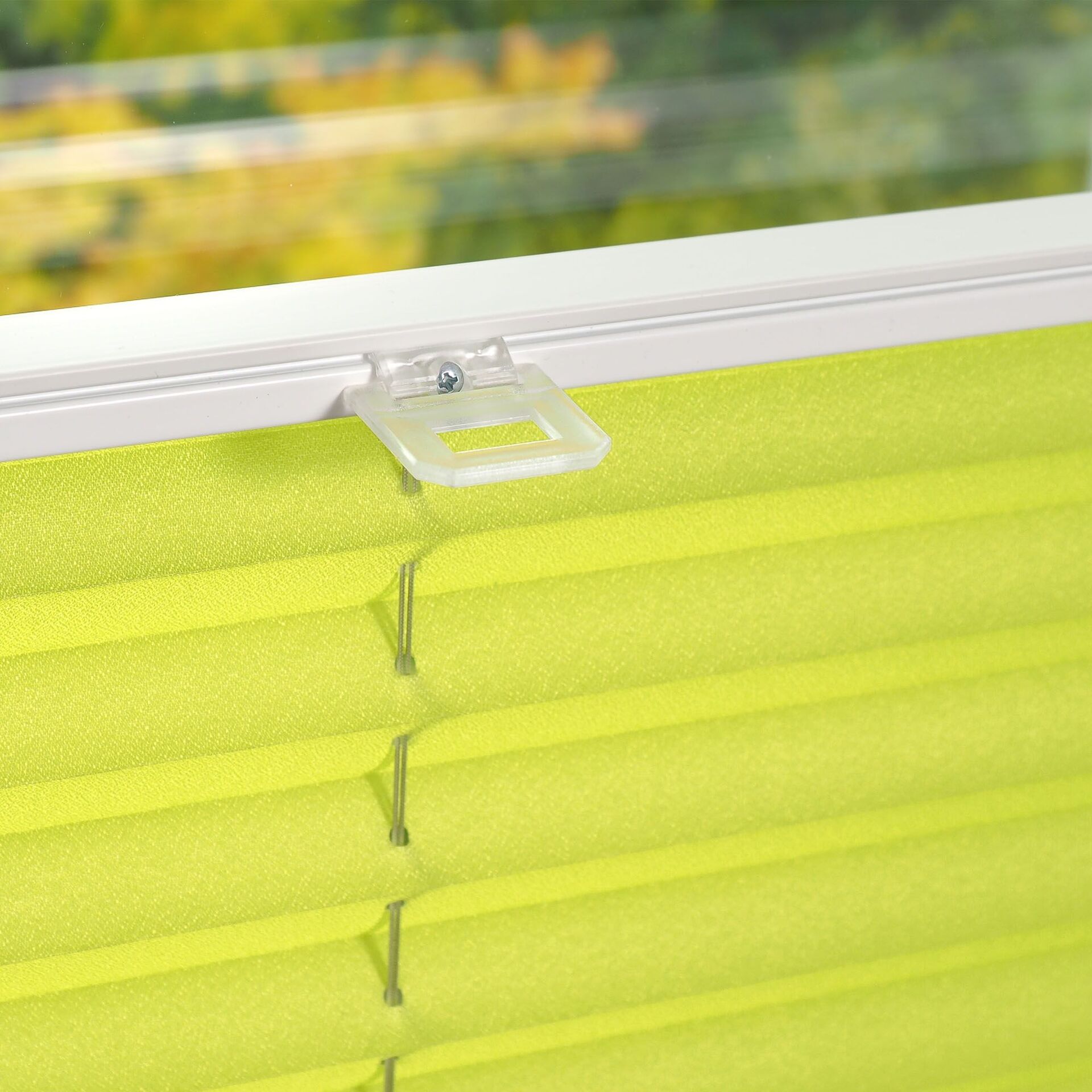 Klemmfix-Plissee verspannt inkl. 4 Klemmträger bei leitermann.de günstig kaufen Klemmfix-Plissee verspannt inkl. 4 Klemmträger