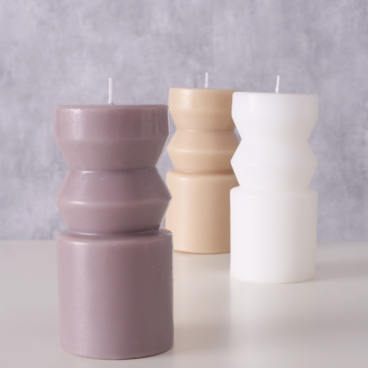 Kerze Celona 3-fach sortiert