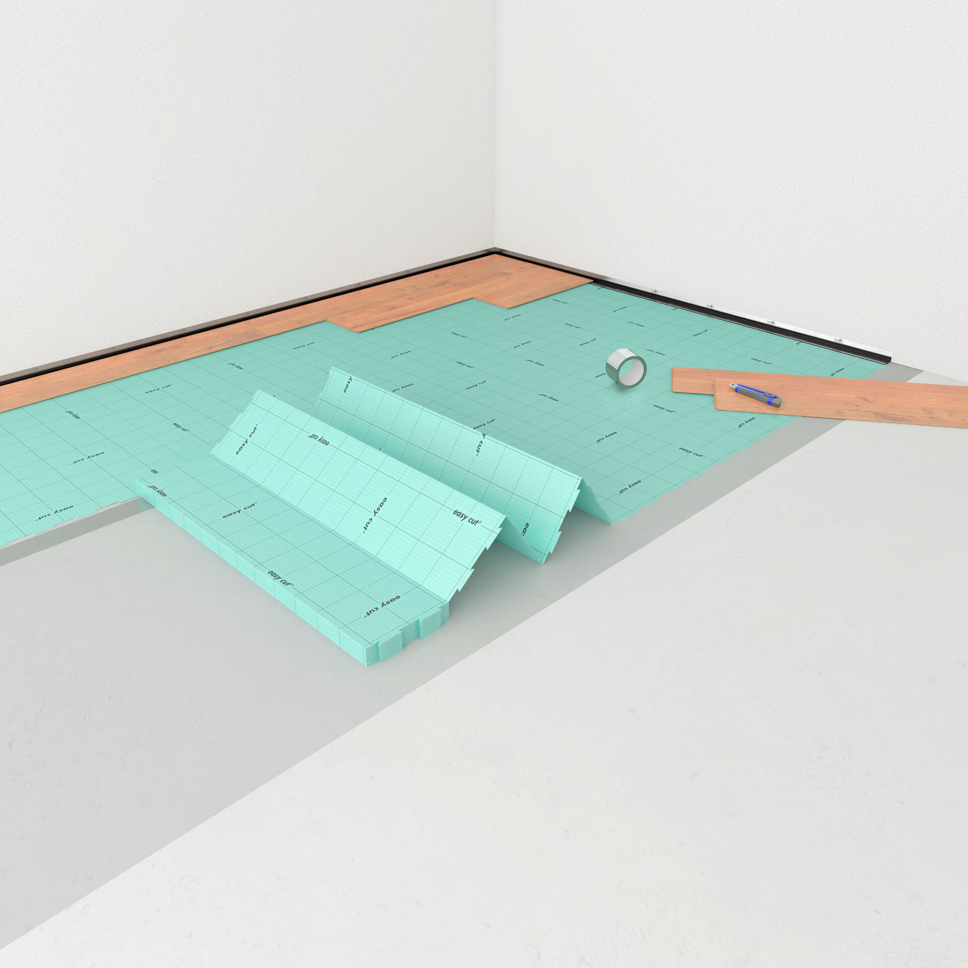 Laminat-/Parkettunterlage 15m²