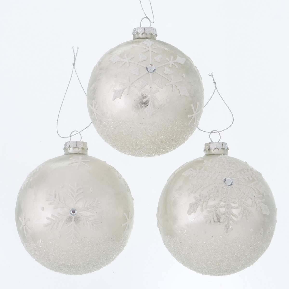 Weihnachtskugel Snowy 3-fach sortiert bei leitermann.de günstig kaufen Weihnachtskugel Snowy 3-fach sortiert