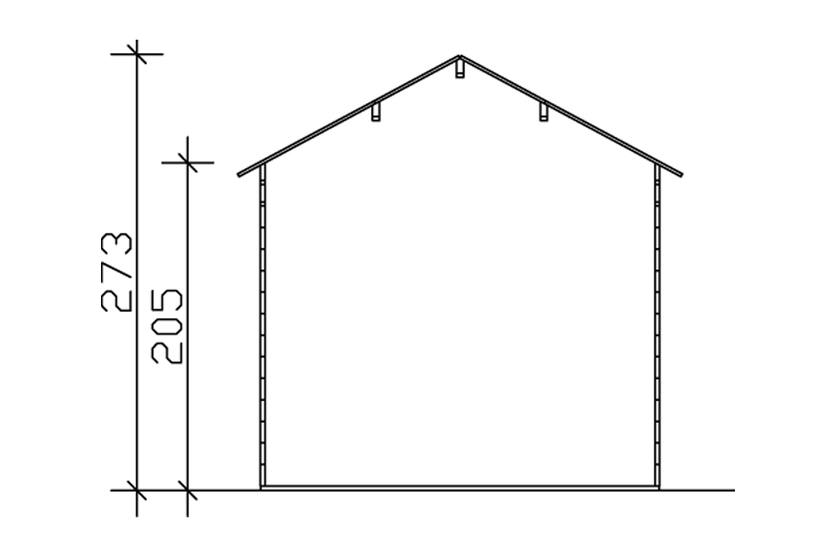 Gartenhaus Hengelo, 28mm 250 x 300cm