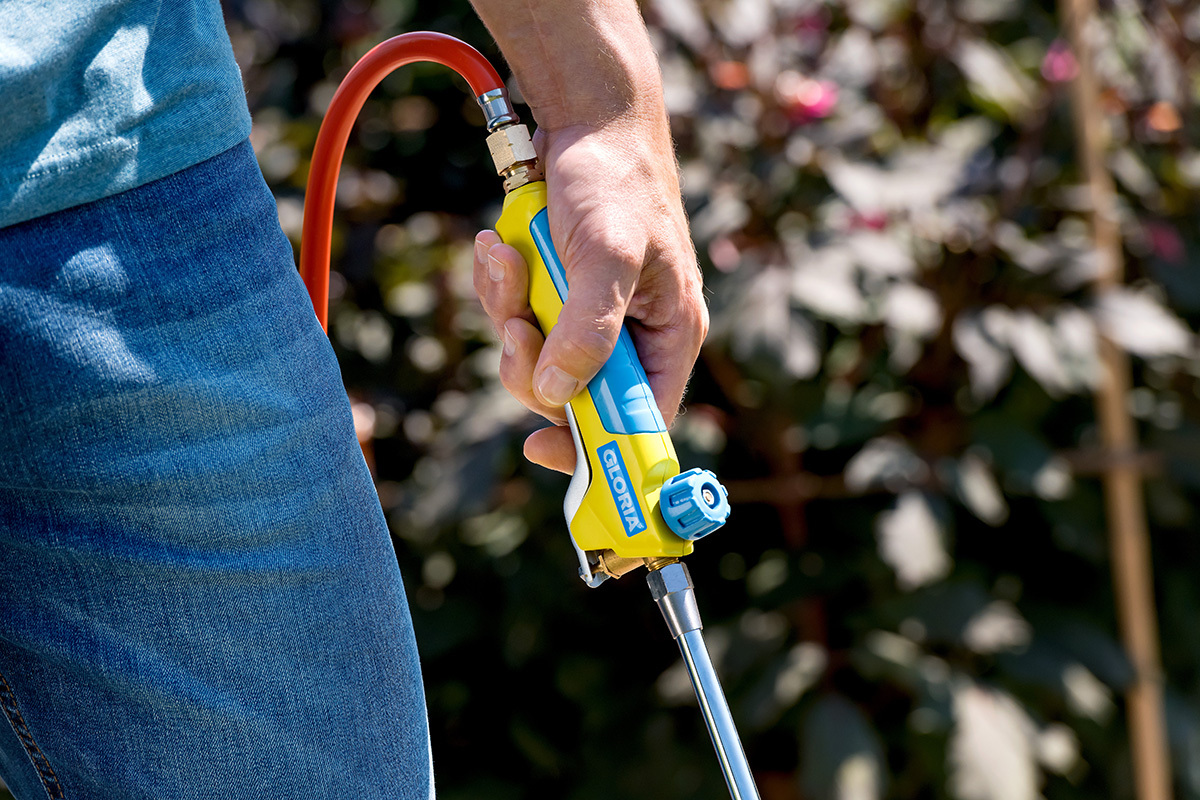 Unkrautbrenner Thermoflamm bio Professional PLUS, zum Anschluss an Druckgasflasche bei leitermann.de günstig kaufen Unkrautbrenner Thermoflamm bio Professional PLUS, zum Anschluss an Druckgasflasche