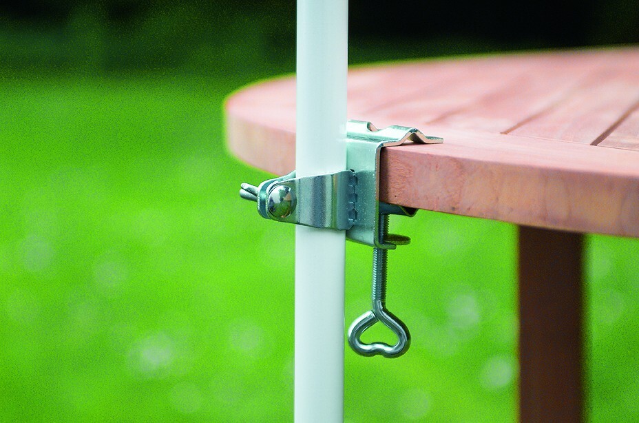 Tischklammer für Sonnenschirme bei leitermann.de günstig kaufen Tischklammer für Sonnenschirme