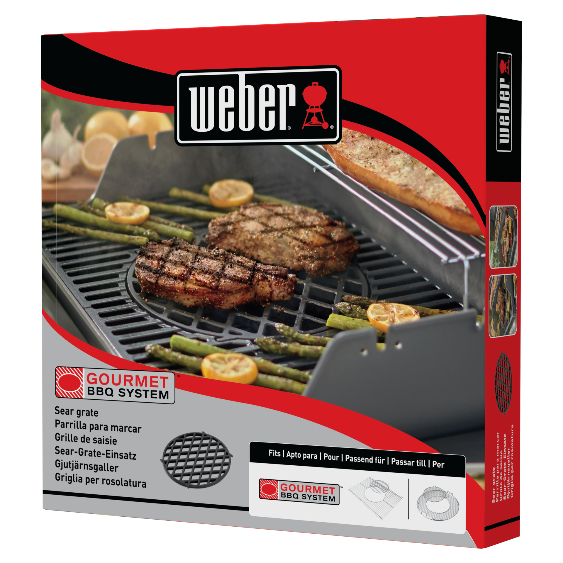 Gourmet BBQ System - Sear Grate ohne Grillrost
