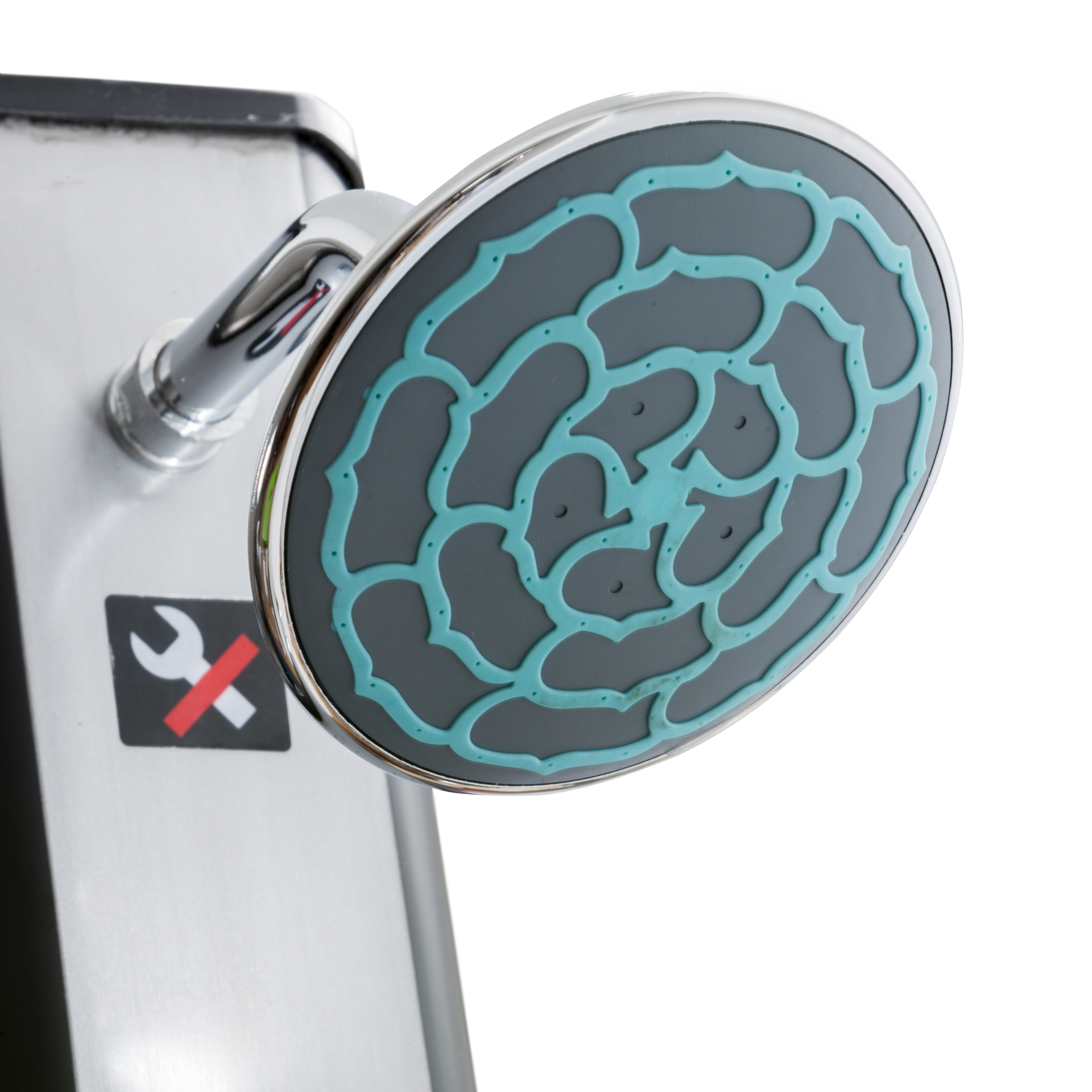 PVC Solardusche mit Fußdusche, 35l, aluminium