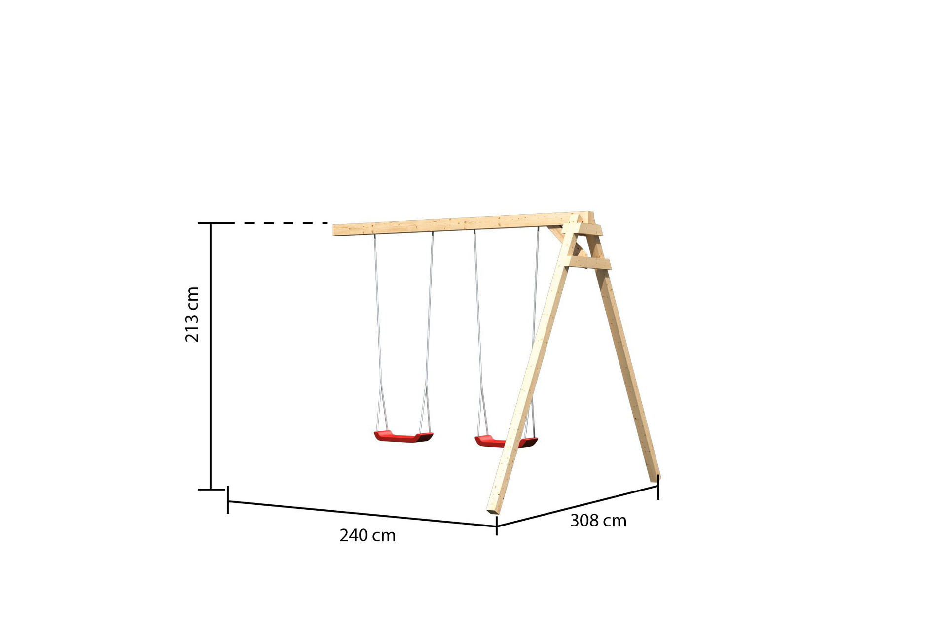 Doppelschaukel Anbau