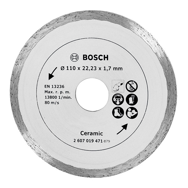 Bosch Diamanttrennscheibe 110 Fliesen