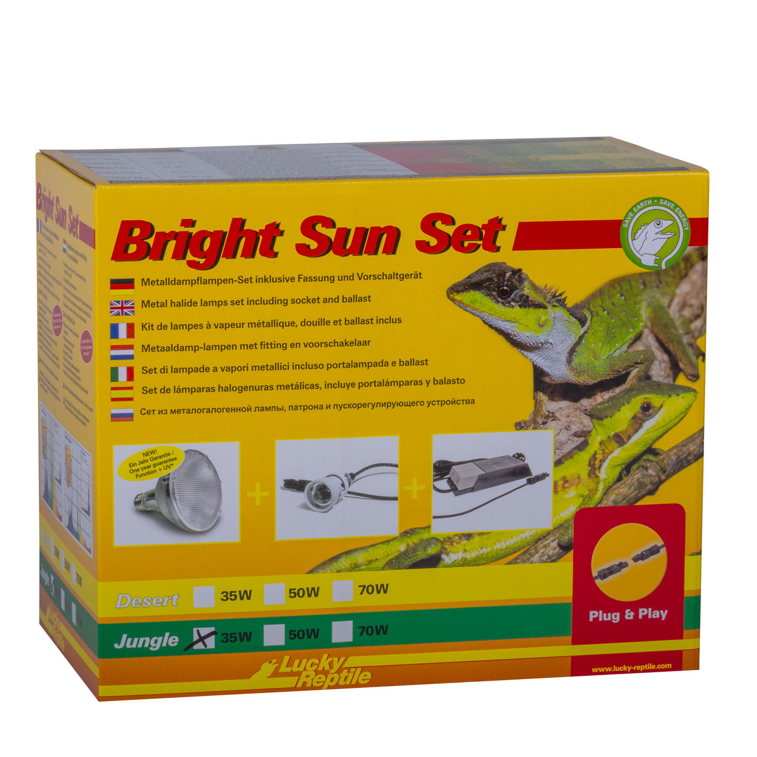 Metalldampflampe Bright Sun Set Jungle