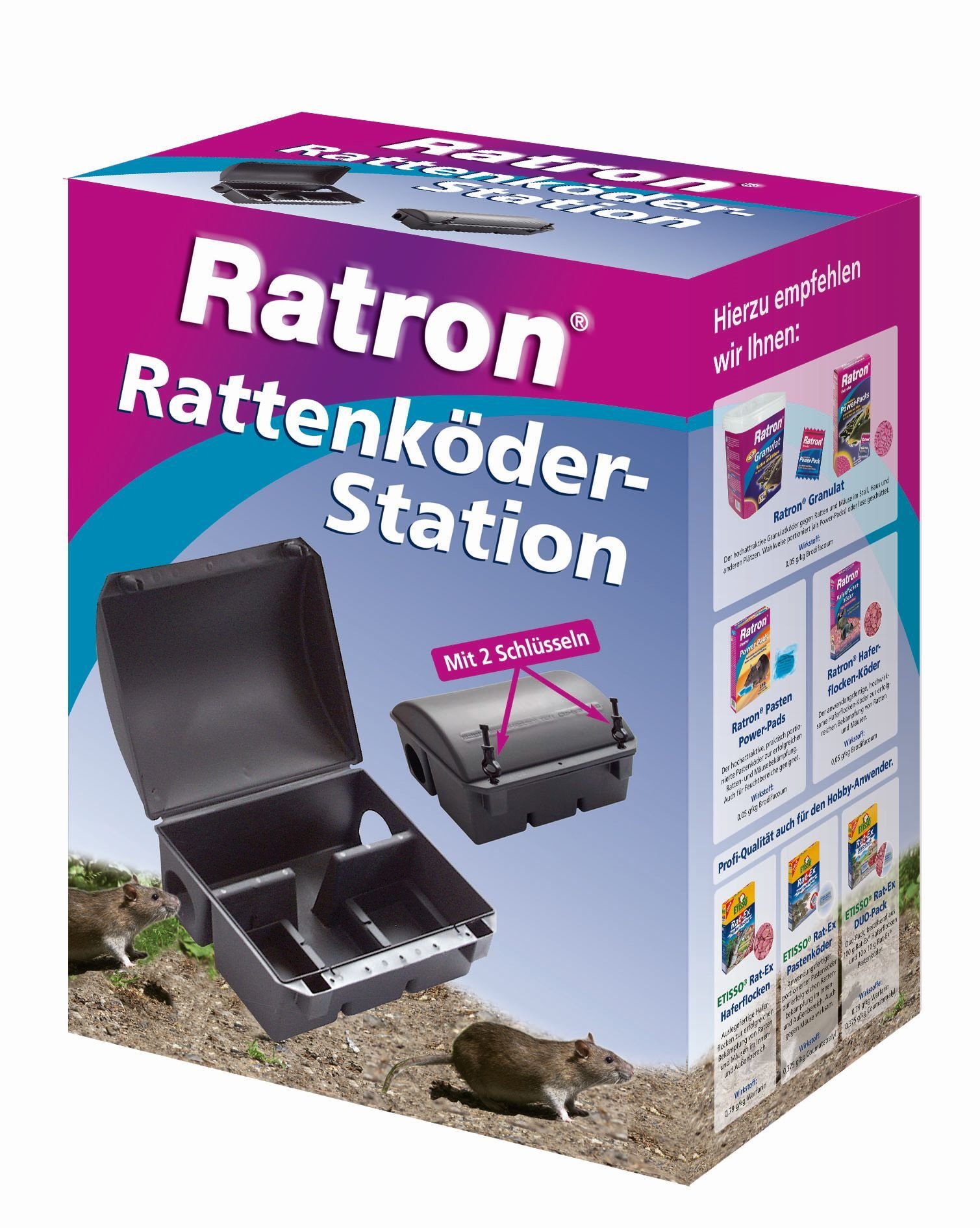 Frunol Rattenköder-Station