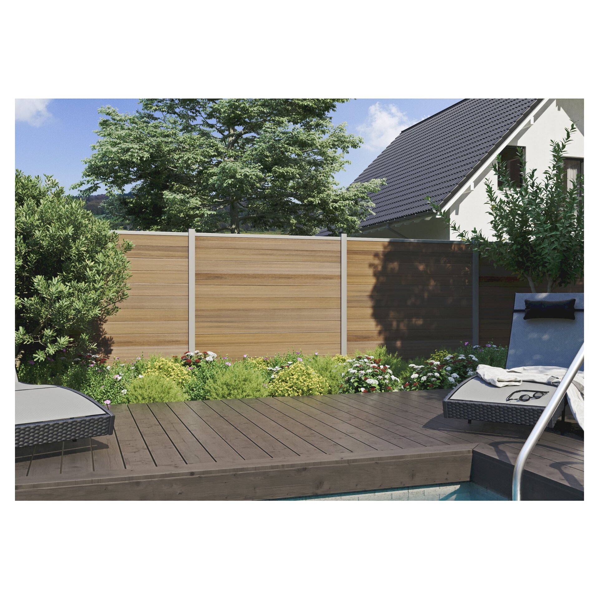 ELSKOP-Serie WPC-Steckzaunsystem