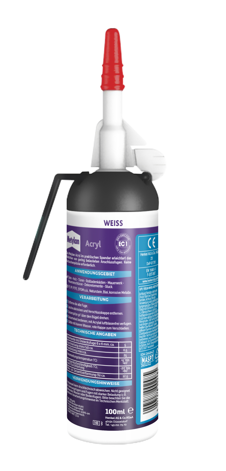 Acryl Dichtmasse Wand & Decke, weiß, 100ml bei leitermann.de günstig kaufen Acryl Dichtmasse Wand & Decke, weiß, 100ml