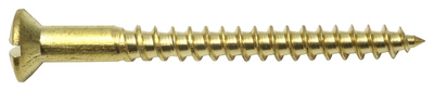 Holzschraube Linsensenkkopf Messing