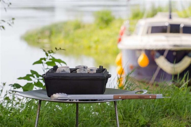 Grill- und Kohlenzange