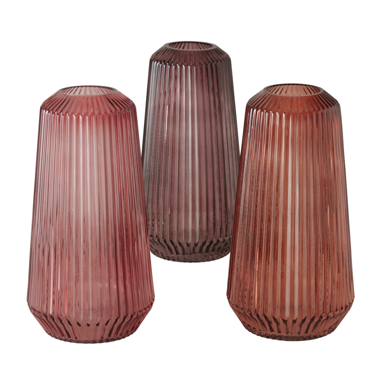 Vase Dalina 3-fach sortiert