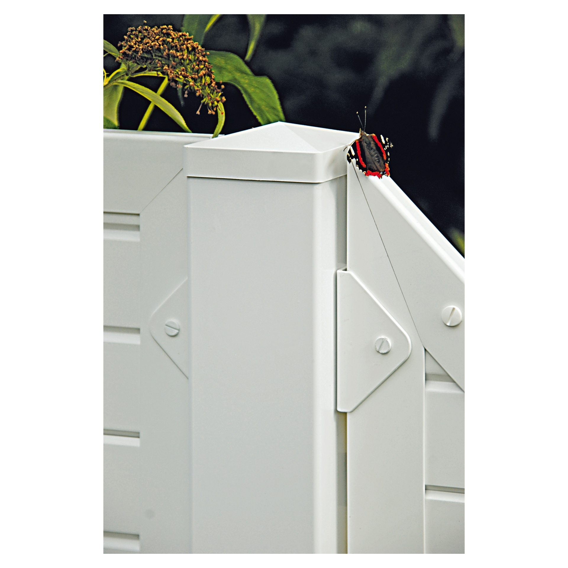 LIGHTLINE KS Pfosten weiß