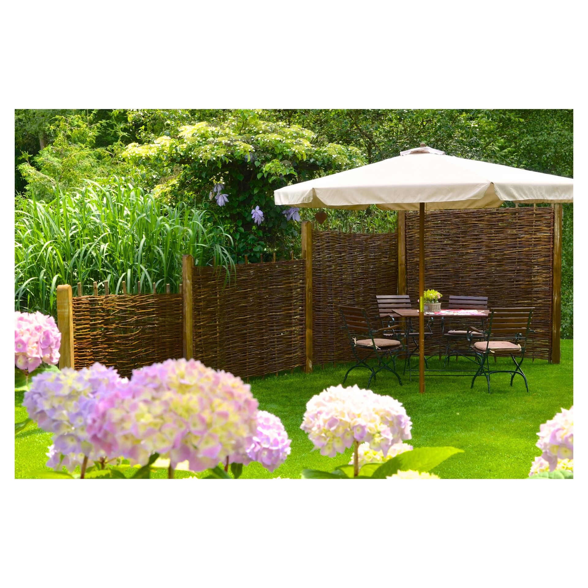 ASO Weidengeflechtzaun