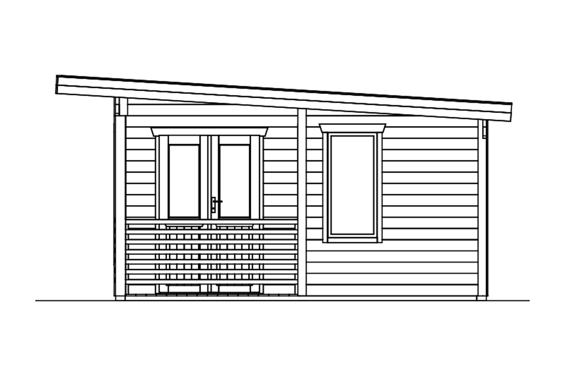 Gartenhaus Arnheim, 670 x 444cm