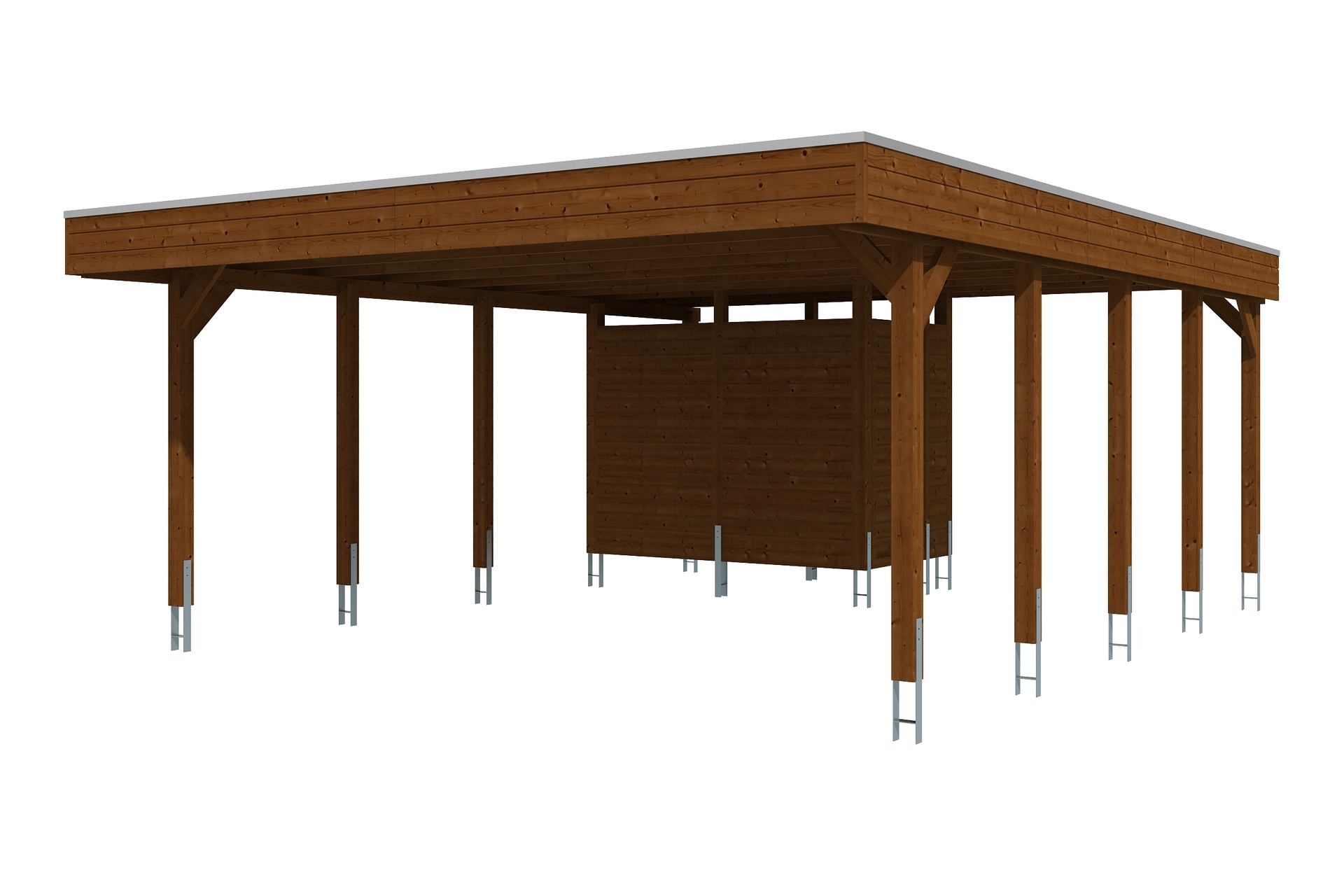 Carport Friesland Set m. Abstellraum bei leitermann.de günstig kaufen Carport Friesland Set m. Abstellraum
