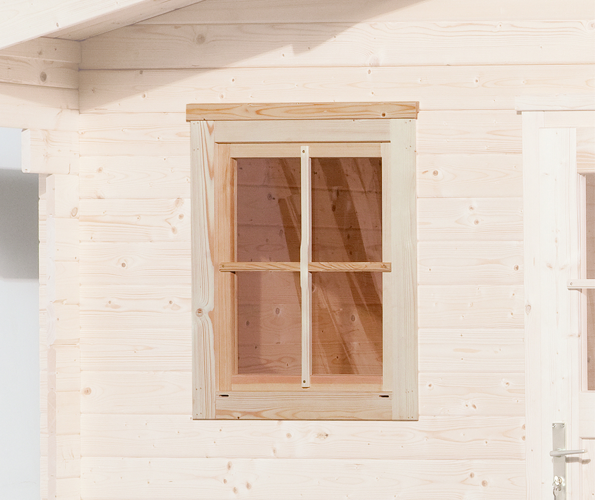 WEKA Einzelfenster für Gartenhaus 45 mm