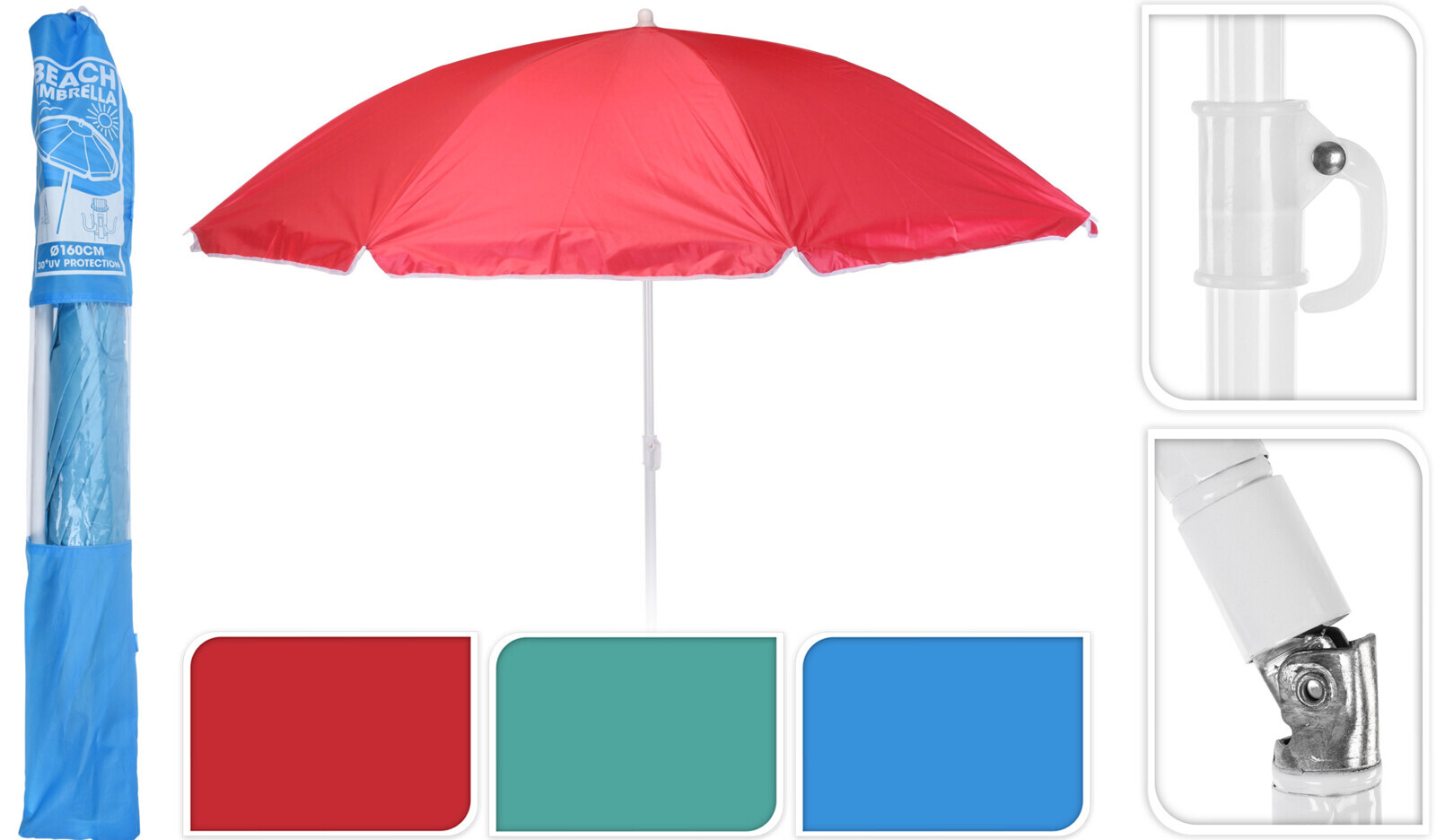 Strandsonnenschirm Ø155,5cm