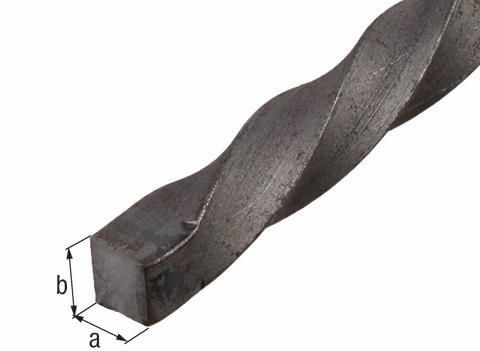 Vierkantstange Stahl gedreht