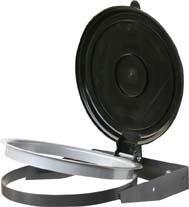 Wandhalter 70-120 l mit verzinkt Stahldeckel 1 Stück