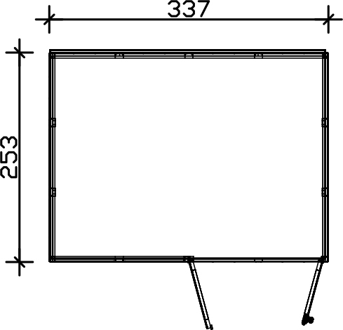 Gartenhaus Perth schiefergrau bei leitermann.de günstig kaufen Gartenhaus Perth schiefergrau