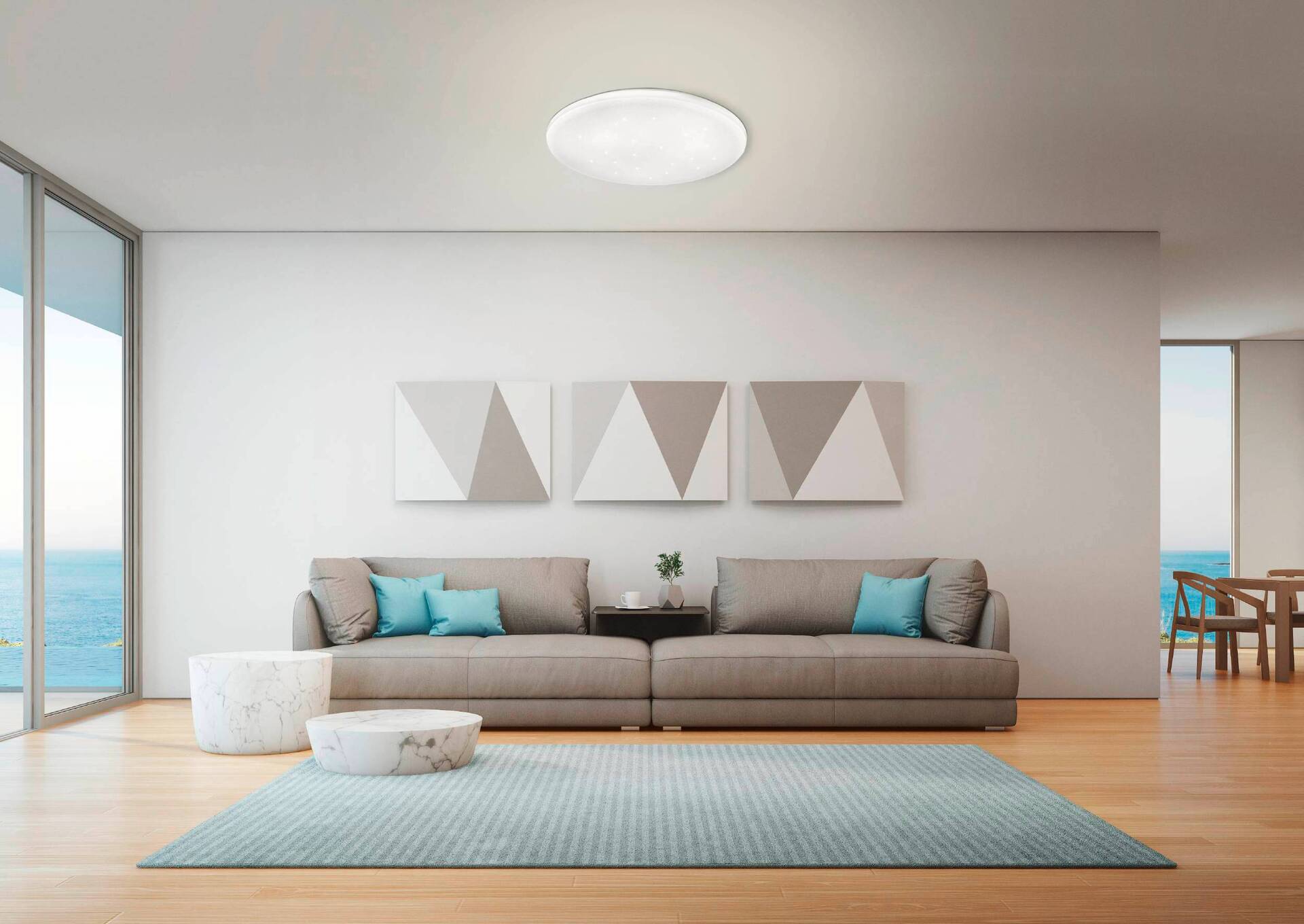 LED Wand- und Deckenleuchte Frania-S