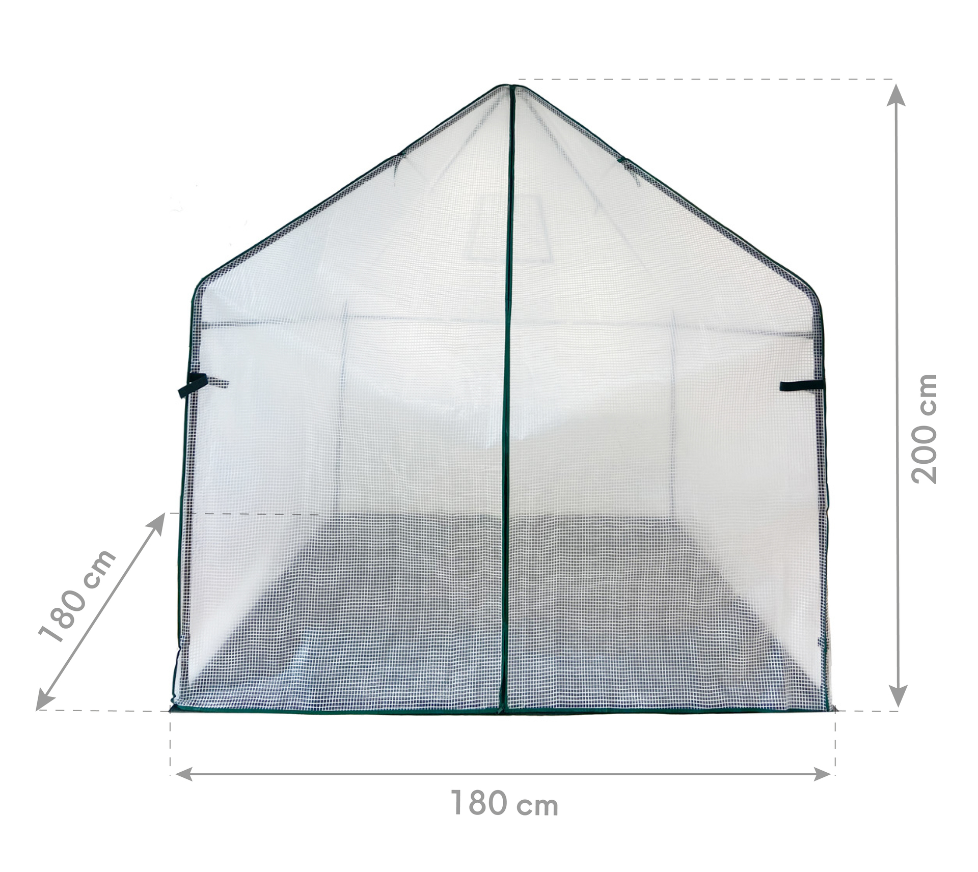 Foliengewächshaus Winterzelt mit Boden Peperoni bei leitermann.de günstig kaufen Foliengewächshaus Winterzelt mit Boden Peperoni