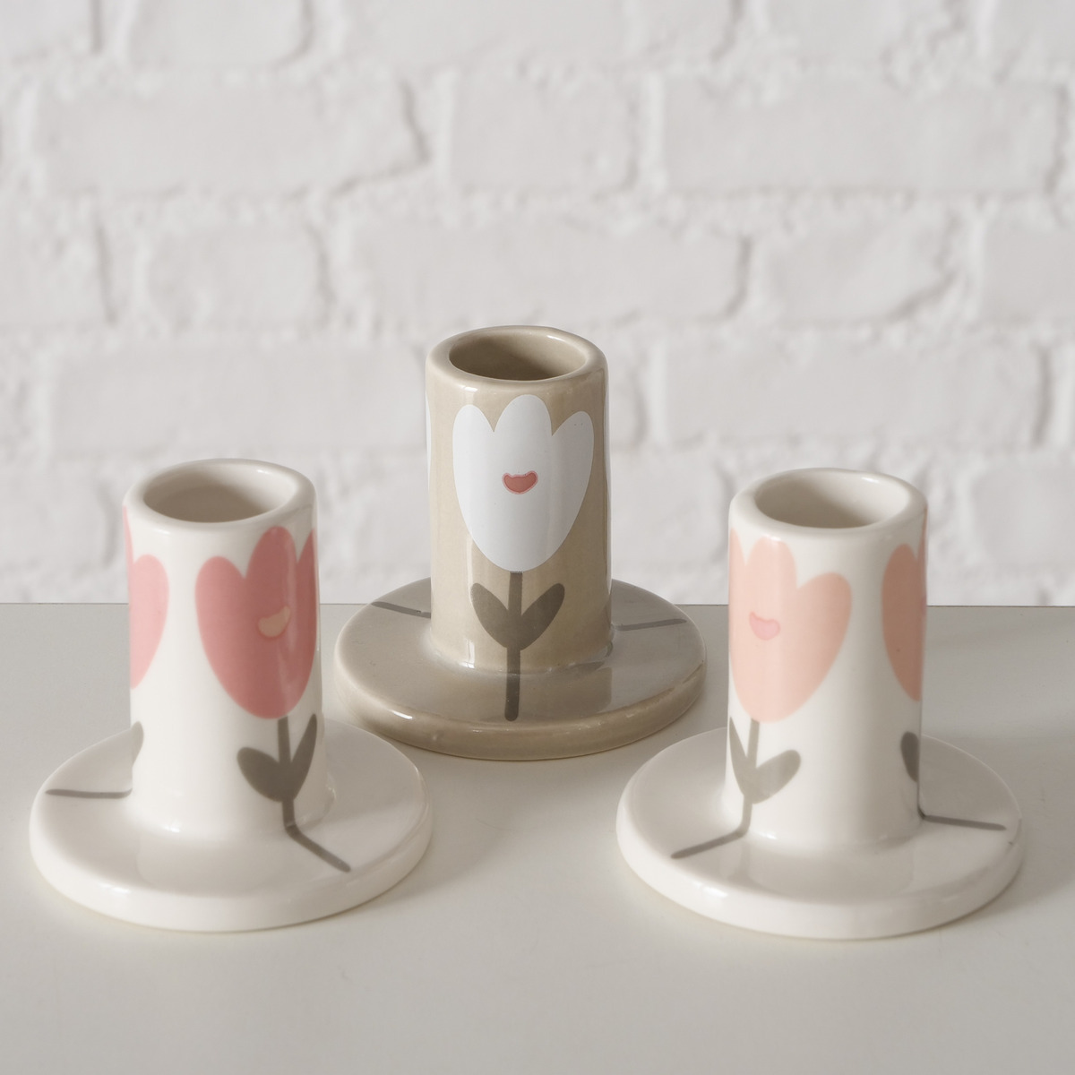Kerzenleuchter Gardenlove, 3-fach sortiert