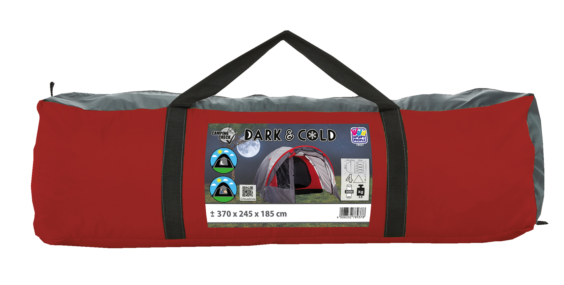 4 Personen Doppeldachzelt