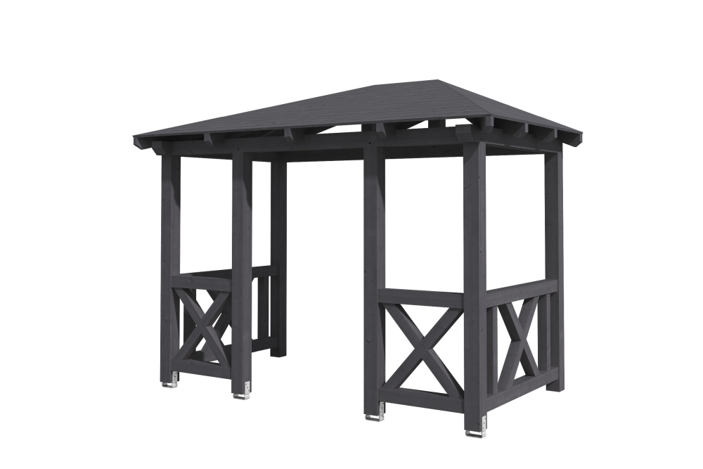 Vordach Wismar 7 Walmdach