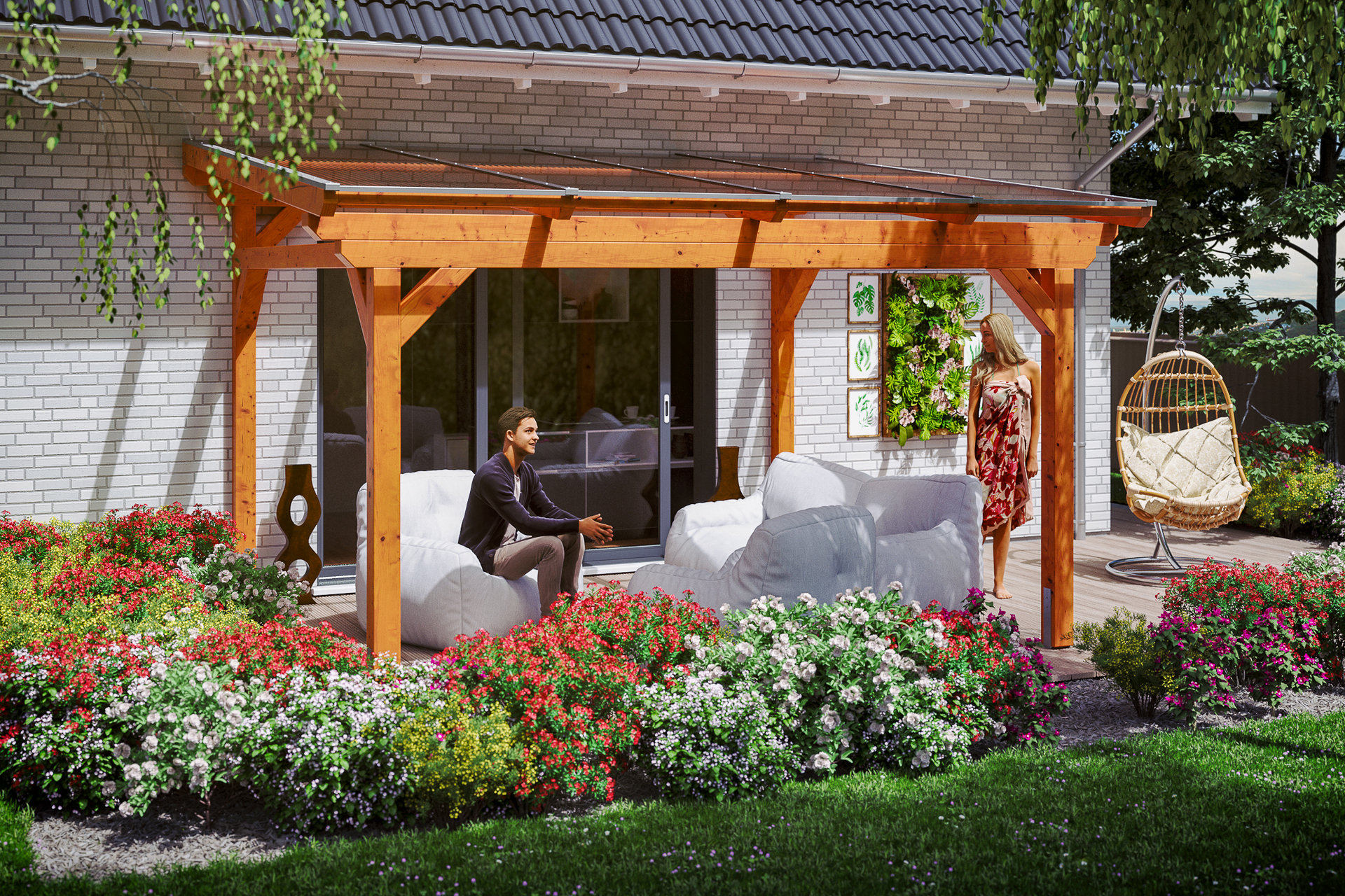 Terrassenüberdachung Sanremo bei leitermann.de günstig kaufen Terrassenüberdachung Sanremo