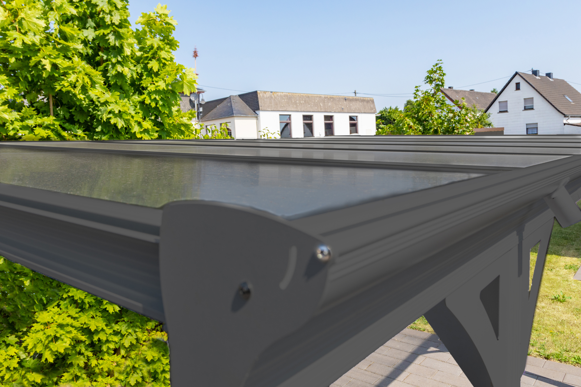 Carport Flachdach 15 m² bei leitermann.de günstig kaufen Carport Flachdach 15 m²