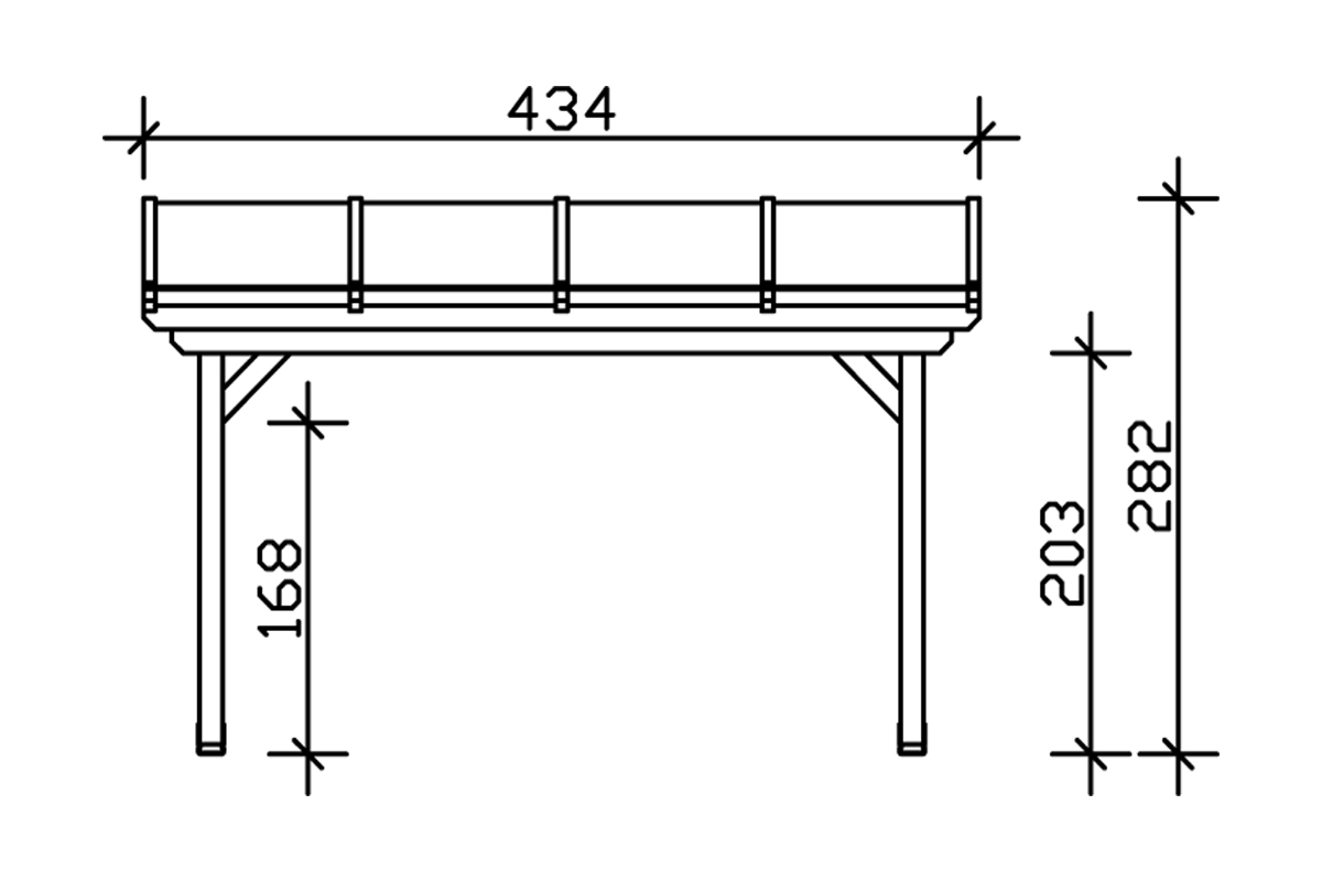 Terrassenüberdachung Ancona