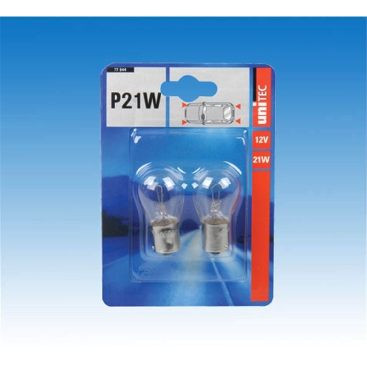 Unitec P21W Kugellampe 2 Stück