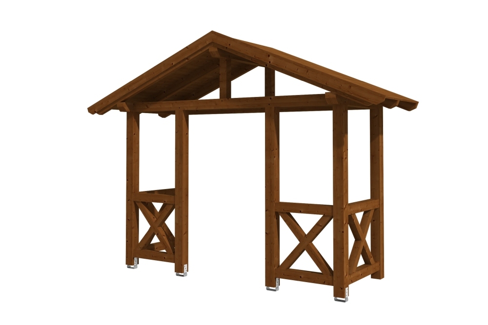 Vordach Stralsund 5 Satteldach bei leitermann.de günstig kaufen Vordach Stralsund 5 Satteldach