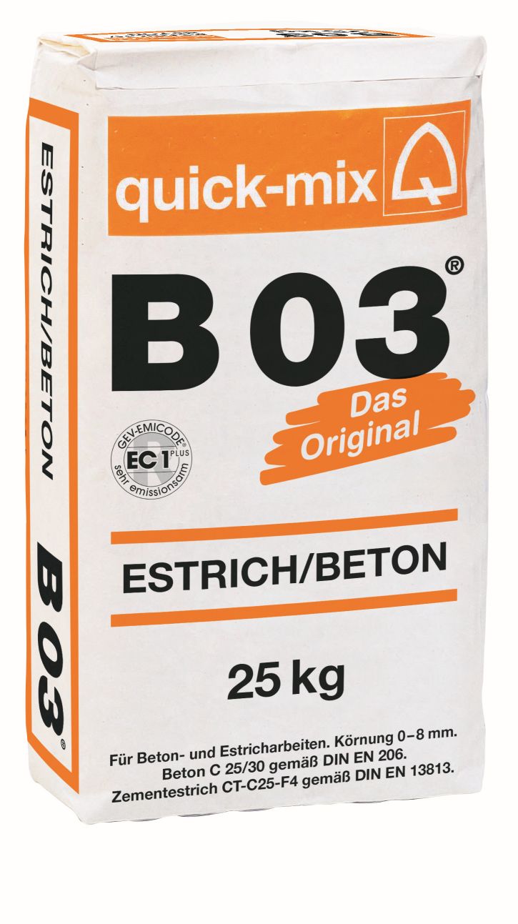 Sievert Baustoffe GmbH Estrichbeton 25kg Palette