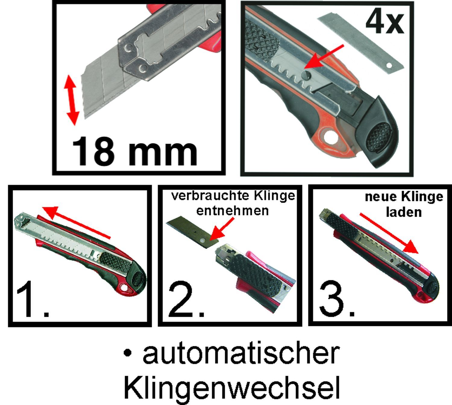 Unimesser Ku. 18mm und Eigenlabel