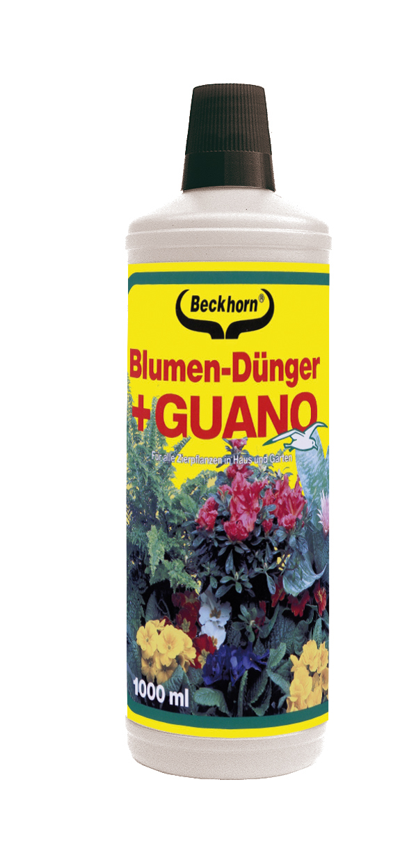 Beckmann & Brehm GmbH Aktion Blumendünger mit Guano 1l