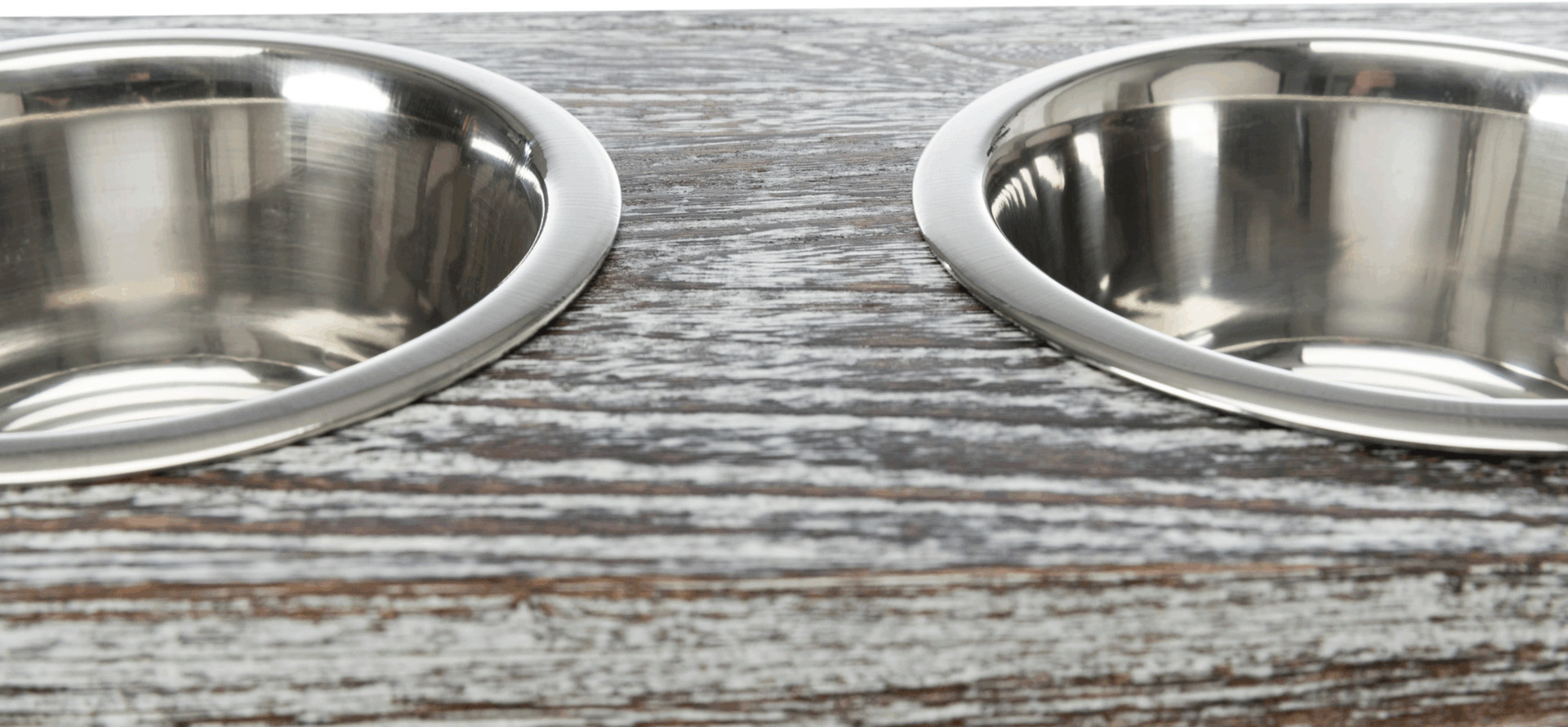 Napf-Set, Holz/Edelstahl