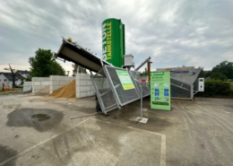 LEITERMANN Betontankstelle durch LKW beschädigt