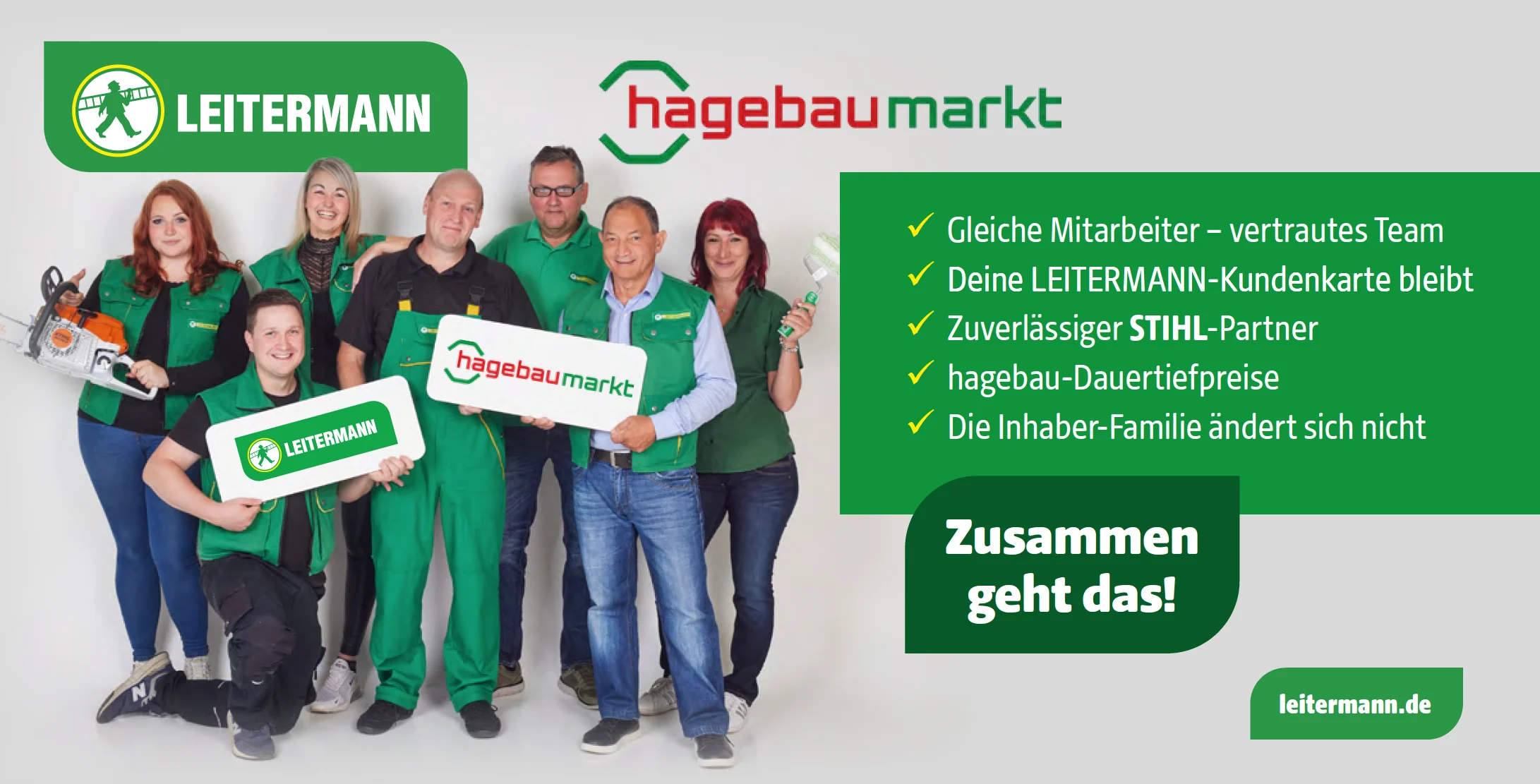 LEITERMANN wird Teil der hagebau-Familie